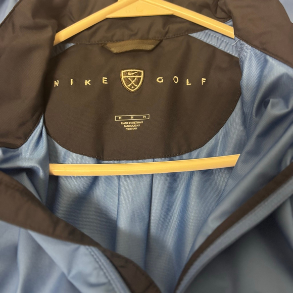 Men's Nike Blue/Periwinkle Short Sleeve Golf Windbreaker Jacket Like New - Picture 5 of 6